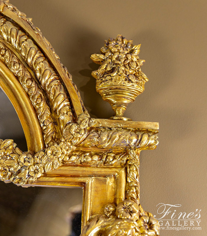 Mirror Mirrors  - Stunning Louis XV Gold Mirror  - MIRR-008